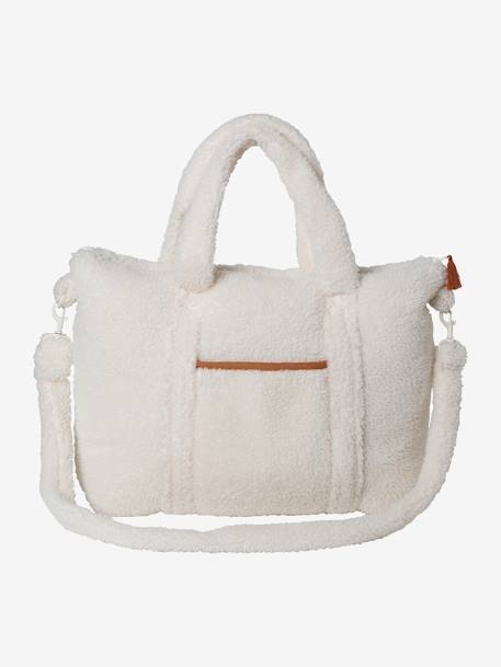 Sac à langer en sherpa Plume beige 3 - vertbaudet enfant 