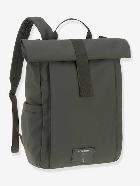 Sac à dos à langer Green Label LÄSSIG Rolltop Olive 4 - vertbaudet enfant 