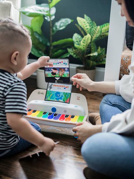 Piano connecté Magic Touch - HAPE blanc 1 - vertbaudet enfant 