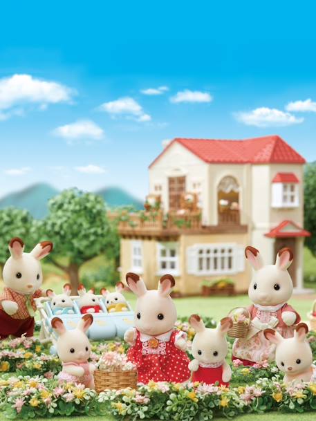 La famille lapin chocolat - SYLVANIAN FAMILIES blanc 4 - vertbaudet enfant 