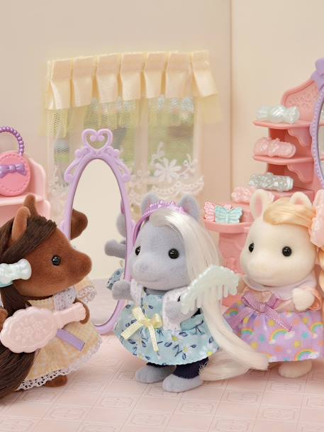 Les amies poney et leur kit de coiffure - SYLVANIAN FAMILIES blanc 5 - vertbaudet enfant 