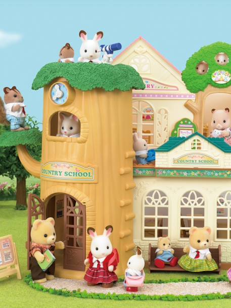 L'école de la forêt SYLVANIAN FAMILIES MARRON CLAIR UNI AVEC DECOR 7 - vertbaudet enfant 