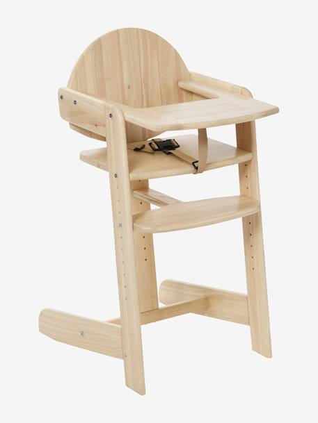 Chaise haute évolutive Woody 2 VERTBAUDET bois 4 - vertbaudet enfant 