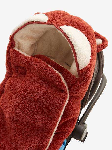 Chancelière coque et nacelle en sherpa Foxy safran 6 - vertbaudet enfant 