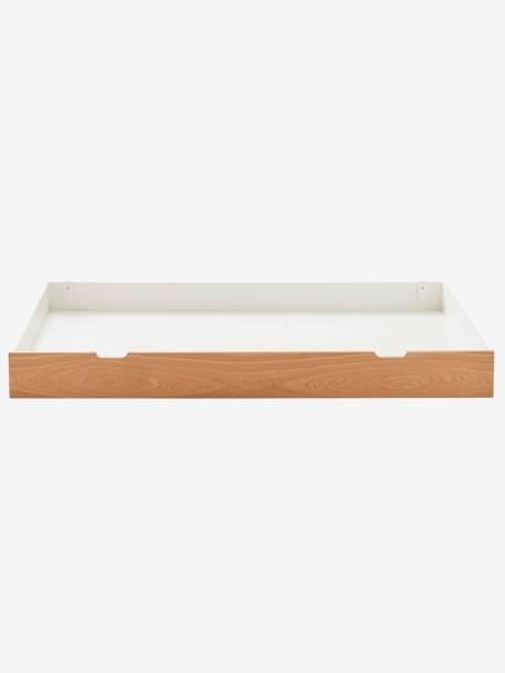 Tiroir de rangement lit enfant LIGNE CONFETTI blanc / bois 3 - vertbaudet enfant 