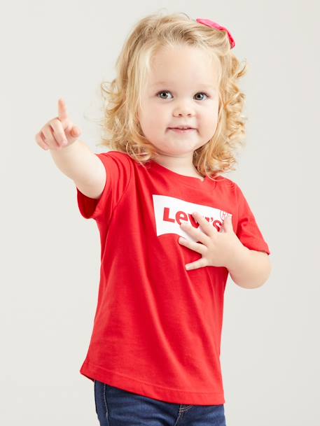 T-shirt Batwing bébé LEVI'S blanc+rouge 6 - vertbaudet enfant 