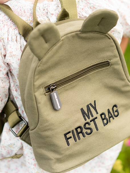 Sac à dos CHILDHOME My First Bag en toile kaki 5 - vertbaudet enfant 