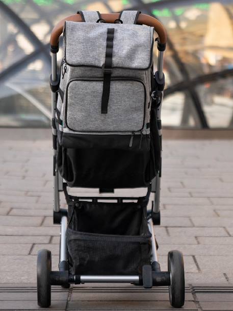 Sac à dos à langer BABYMOOV Le Sancy gris smokey 4 - vertbaudet enfant 