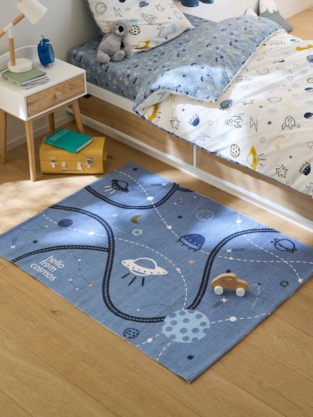 Tapis circuit Cosmos Planètes bleu 3 - vertbaudet enfant 