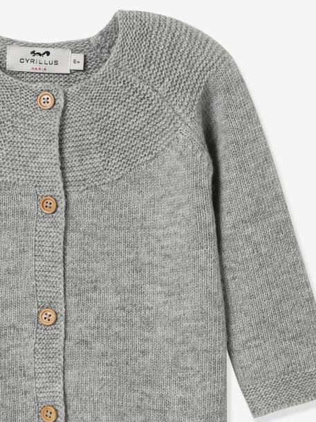 Ensemble bébé en tricot CYRILLUS gris chiné 3 - vertbaudet enfant 