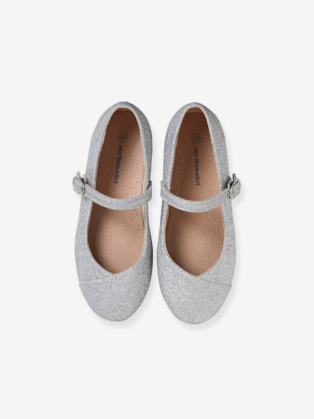 Ballerines à paillettes fille argent+bleu 5 - vertbaudet enfant 