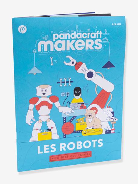 Kit ludo-éducatif 2 en 1 - Les Robots - Fabrique ton bras robotique qui bouge ! - PANDACRAFT bleu 6 - vertbaudet enfant 