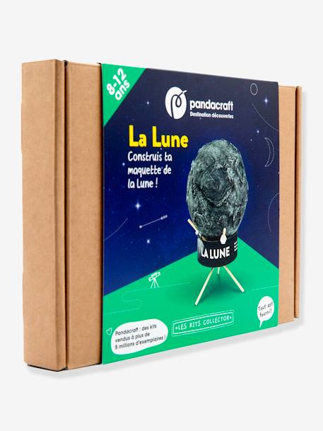 Kit ludo-éducatif 2 en 1 - La Lune - Fabrique une Lune en 3D ! - PANDACRAFT bleu 1 - vertbaudet enfant 