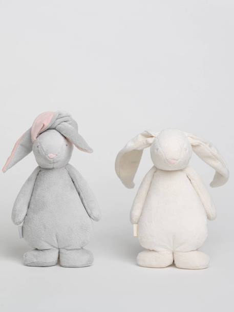 Veilleuse peluche MOONIE Lapin bleu+Crème+Crème/rose+Gris clair+rose 6 - vertbaudet enfant 