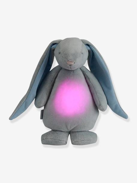 Veilleuse peluche MOONIE Lapin bleu+Crème+Crème/rose+Gris clair+rose 2 - vertbaudet enfant 