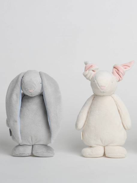 Veilleuse peluche MOONIE Lapin bleu+Crème+Crème/rose+Gris clair+rose 8 - vertbaudet enfant 