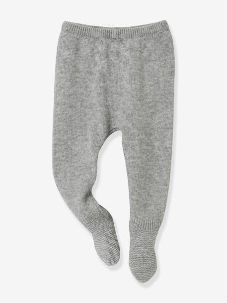 Ensemble bébé en tricot CYRILLUS gris chiné 4 - vertbaudet enfant 