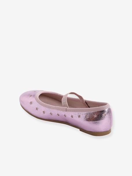 Ballerines irisées fille or+rose 8 - vertbaudet enfant 