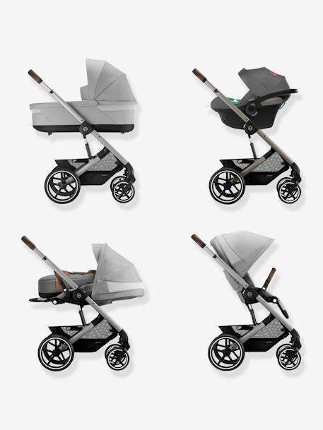 Poussette réversible CYBEX Gold Balios S Lux 2023 Lava grey+Moon black+Seashell beige+Sky blue 5 - vertbaudet enfant 