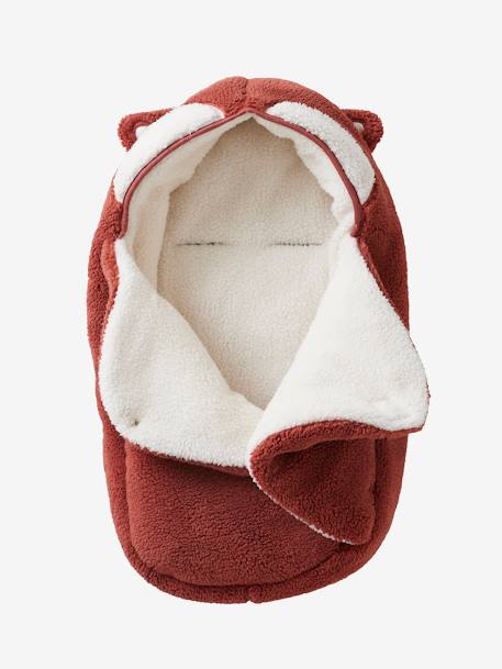 Chancelière coque et nacelle en sherpa Foxy safran 5 - vertbaudet enfant 