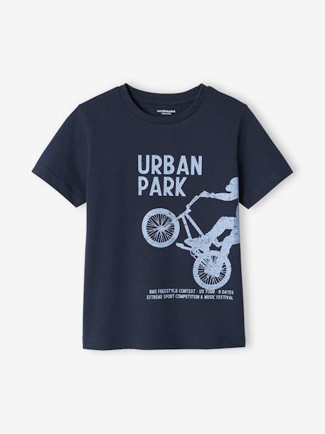 T-shirt imprimé Basics garçon manches courtes  - vertbaudet enfant