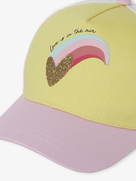 Casquette fille 'pastel' jaune pâle 4 - vertbaudet enfant 