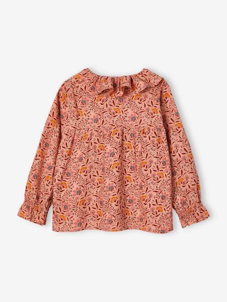 Blouse imprimée fleurs fille blush+écru+rose+vert d'eau+vert sapin 2 - vertbaudet enfant 