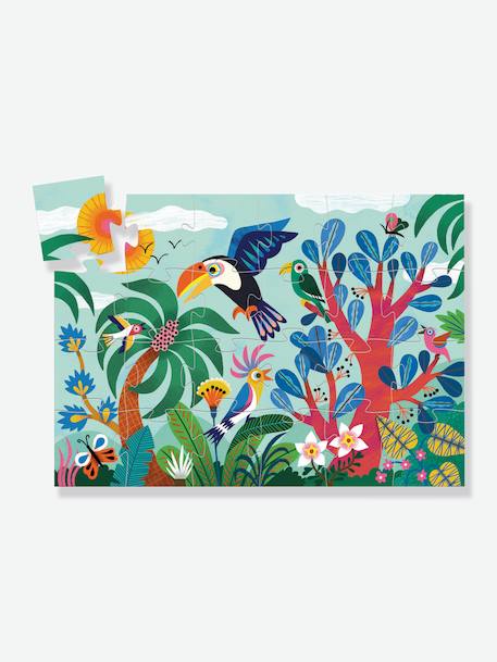 Puzzle 24 pièces Coco le Toucan DJECO bleu 2 - vertbaudet enfant 