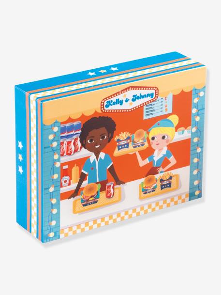 Kelly & Johnny dinette burgers DJECO orange 2 - vertbaudet enfant 