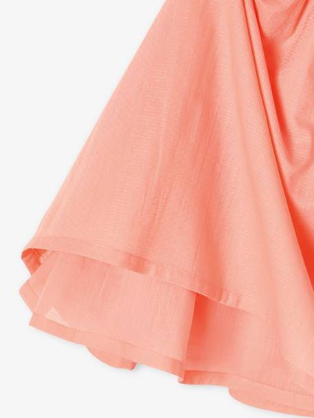 Robe de cérémonie volantée dos nu fille bleu ciel+corail 10 - vertbaudet enfant 