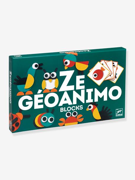 Blocs de construction Ze Geoanimo DJECO vert 1 - vertbaudet enfant 