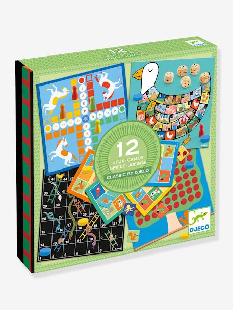 Boite de jeu Classic box 4+ DJECO vert 1 - vertbaudet enfant 