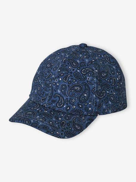 Casquette imprimée esprit bandana garçon marine 2 - vertbaudet enfant 