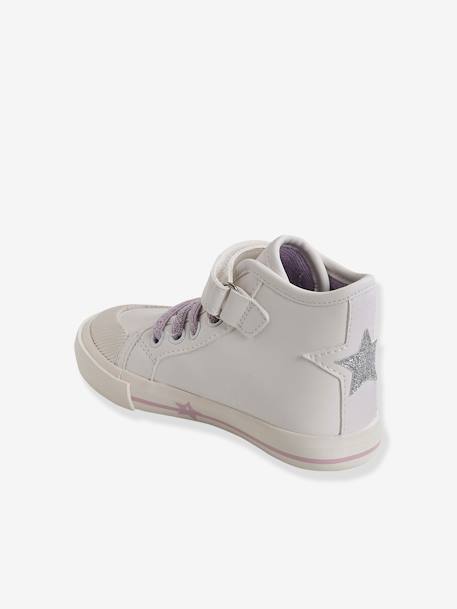 Baskets montantes fille coloris changeants collection maternelle lilas 3 - vertbaudet enfant 