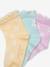 Lot de 3 paires de chaussettes 'marguerites' bébé fille jaune pâle 2 - vertbaudet enfant 