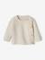 Pull bébé en tricot ouverture devant beige chiné 1 - vertbaudet enfant 