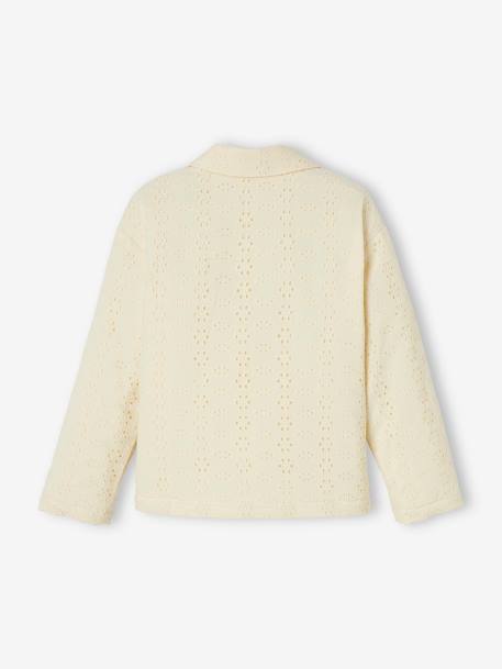 Veste en broderie anglaise fille écru 5 - vertbaudet enfant 