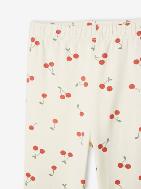 Legging fille imprimé bleu ciel+chocolat+écru+rose nude+vert de gris 9 - vertbaudet enfant 