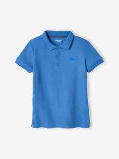 Polo manches courtes broderie poitrine garçon  - vertbaudet enfant