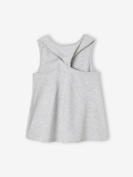 Débardeur sport fille gris chiné 3 - vertbaudet enfant 