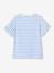 Tee-shirt fantaisie fille manches courtes marine+rayé bleu 6 - vertbaudet enfant 