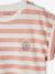 T-shirt rayé personnalisable fille rayé rose 4 - vertbaudet enfant 