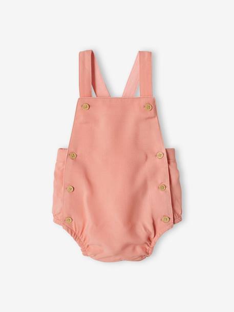 Combinaison bébé naissance forme barboteuse bleu chambray rayé+corail+écru+jaune pâle+vert 7 - vertbaudet enfant 