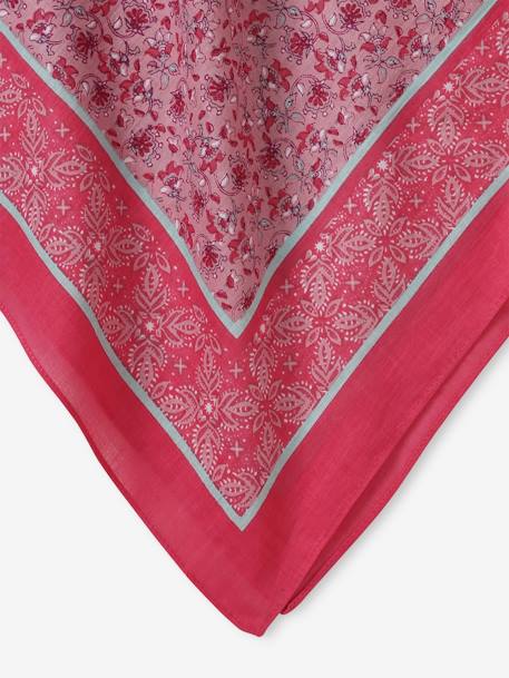 Foulard personalisable à imprimé fleuri fille rose imprimé 5 - vertbaudet enfant 