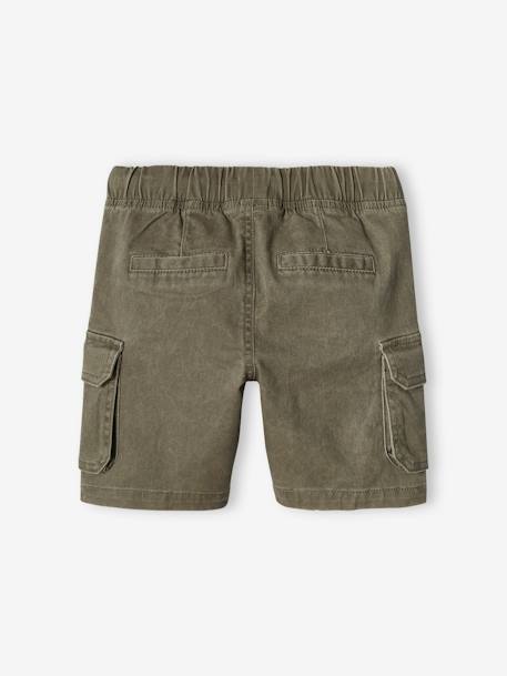 Short battle garçon facile à enfiler beige+kaki+marine 14 - vertbaudet enfant 