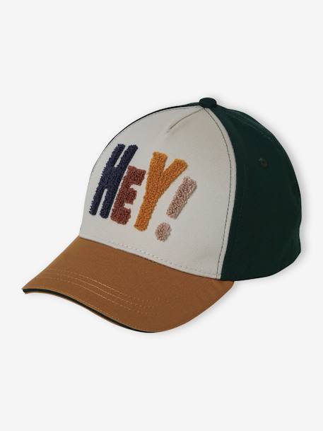 Casquette HEY! garçon beige+bleu 3 - vertbaudet enfant 