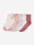 Lot de 5 paires de chaussettes fantaisie bébé fille vieux rose 1 - vertbaudet enfant 