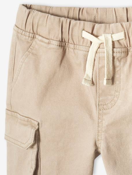 Short battle garçon facile à enfiler beige+kaki+marine 3 - vertbaudet enfant 