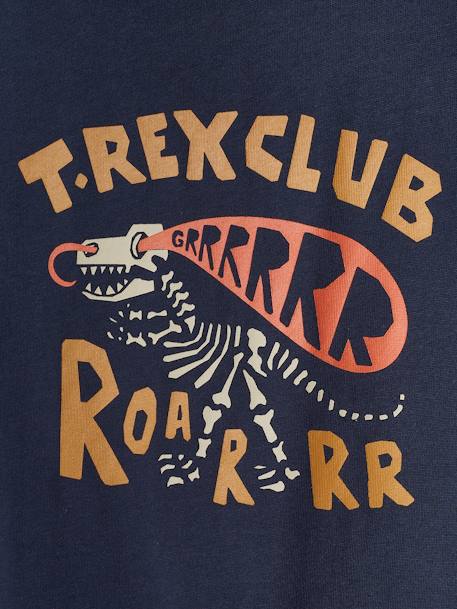 T-shirt dinosaure garçon beige+bleu nuit 6 - vertbaudet enfant 