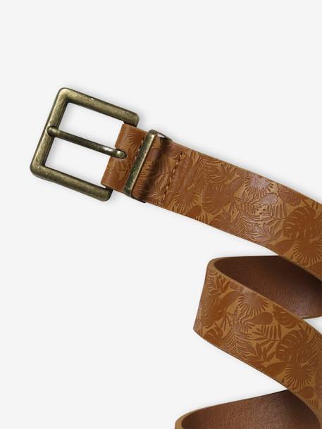 Ceinture à motifs jungle embossés garçon brun 3 - vertbaudet enfant 